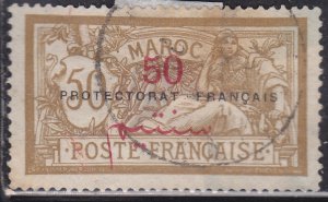French Morocco 51 Liberty & Peace O/P 1914