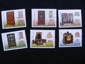 North Korea - 2007 – Set of 6 Furniture – SC# 4694-4699 - MNH