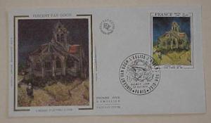 FRANCE FDC VAN GOGH 1979 SILK CACHET  UNADDRESSED