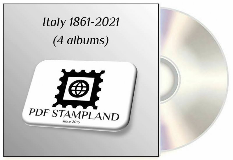 Italy 1861-2021 (4 albums) PDF STAMP ALBUM PAGES