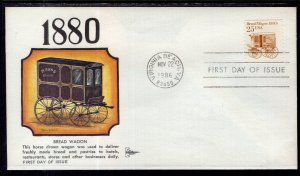US 2136 Bread Wagon Gill Craft U/A FDC