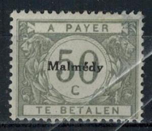 Germany - Belgian Occupation - Scott 1NJ10 MH