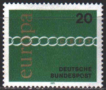 Germany. 1971. 675 from the series. Europa Sept. MNH.