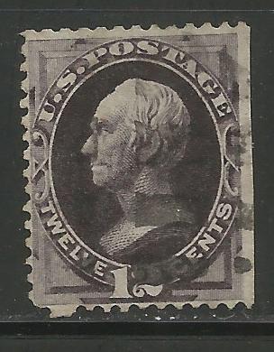 UNITED STATES  162  USED,  STRAIGHT EDGE,  HENRY CLAY