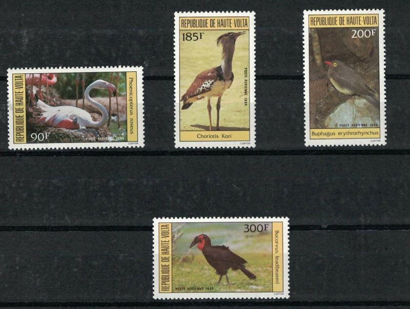 Upper Volta C292 - C295 - Birds Set Of 4.  Airmails.  MNH OG. #02 UPPC292s5