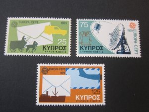 Cyprus 1979 Sc 513-15 set MNH