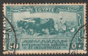 Egypt Scott 111 - SG129, 1926 Agriculture Exhibition 50m used