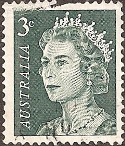 Australia 396 - Used - 3c Elizabeth II (Cut left upper edge) (1966)