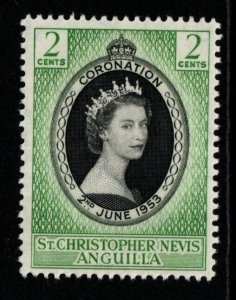 ST.KITTS-NEVIS SG106 1953 CORONATION MNH