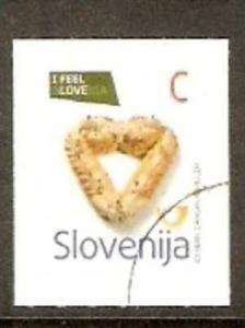 Slovenia 2009 SPECIMEN Plaited -dough Heart Love1v MNH # 2619