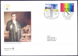 Germany 2012 Joseph Von Fraunhofer Physicist Mi. 2907 FDC