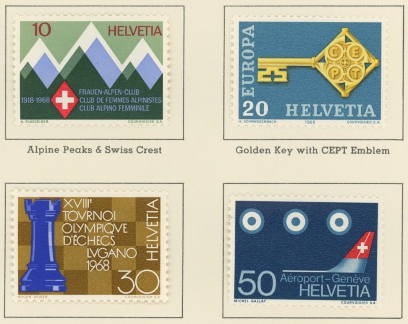 Switzerland 487-90 * mint LH (2206 60)