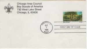 Boy Scout cachets 1985 Sc 2161 FDC