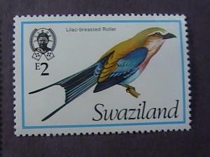 SWAZILAND # 244-258-MINT/HINGED---COMPLETE SET---BIRDS----1976