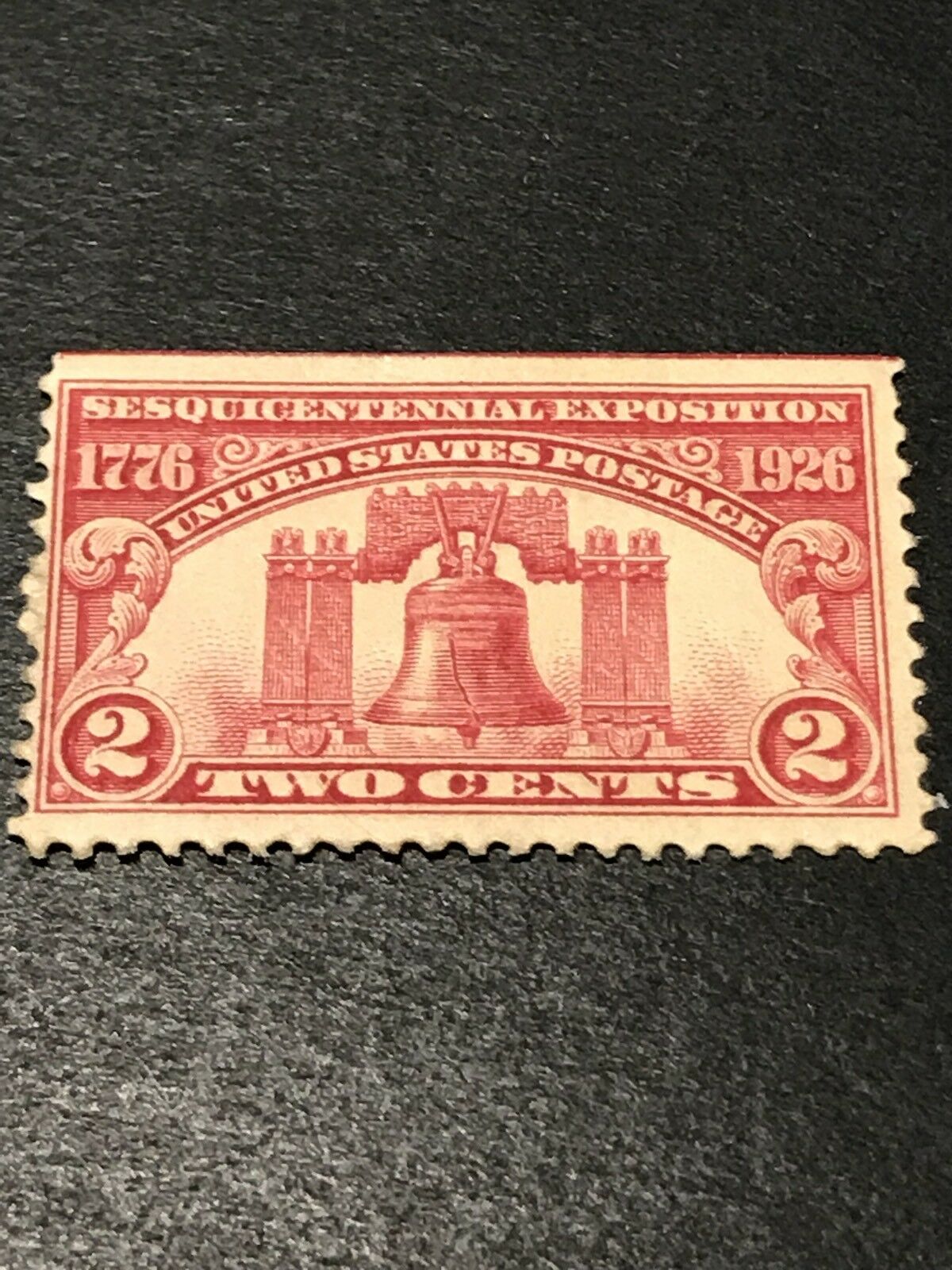 1926 2c Sesquicentennial Exposition, Declaration Scott 627 Mint No Gum ...