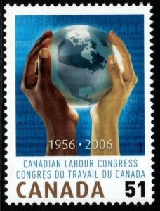 CANADA SG2391 2006 50TH ANNIV OF CANADIAN LABOUR CONGRESS MNH