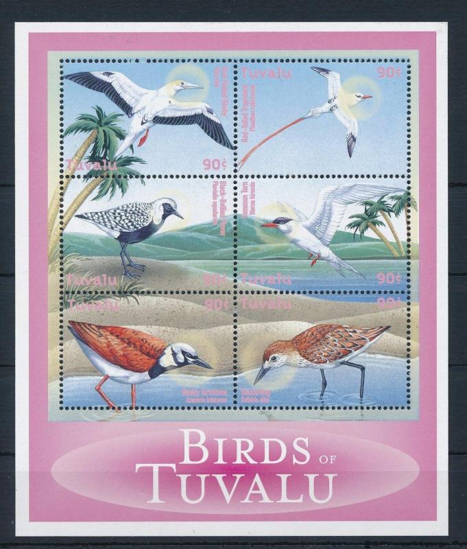 [28175] Tuvalu 2000 Birds Vögel Oiseaux Ucelli  MNH Sheet