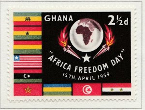 1959 GHANA 2 1/2d MH* Stamp A4P41F40147-