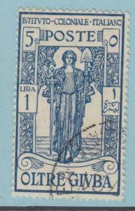 OLTRE GIUBA B6 SEMI-POSTAL  USED - NO FAULTS VERY FINE! - LYZ