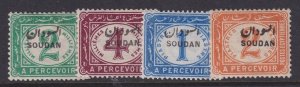 Sudan (British), Scott J1-J4 (SG D1-D4), MHR