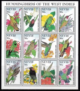 Nevis, Fauna, Birds, Hummingbirds MNH / 1995