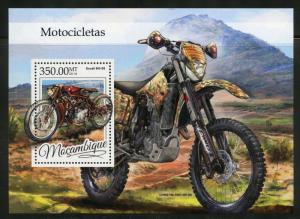 MOZAMBIQUE 2016  MOTOCYCLES SOUVENIR SHEET MINT NH