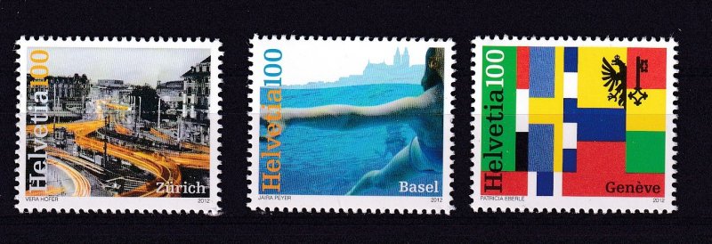 Switzerland 2012 - Tourism ,  MNH set  # 1457-1459