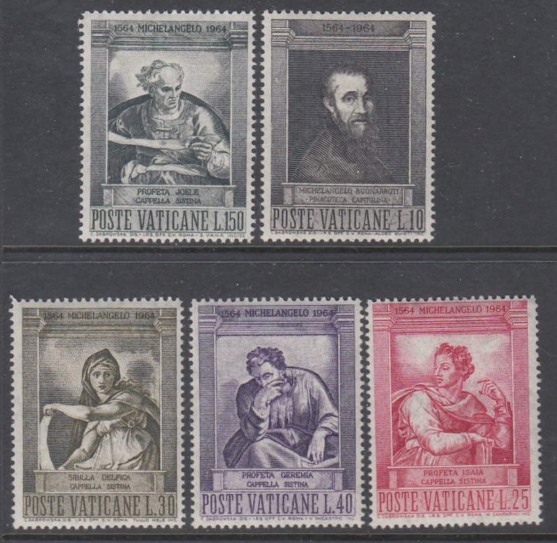 Vatican City 387-391 MNH VF