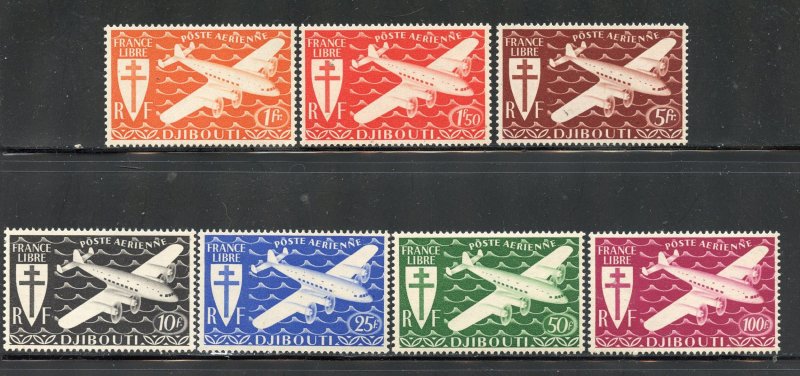 Somali Coast # C1-7, Mint Never  Hinge.
