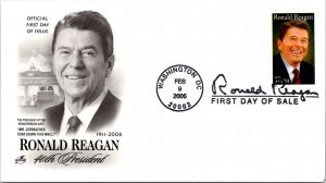 FDC 2005 SC #3897 Artcraft, Ronald Reagan - Simi Valley, CA - Single - J2924