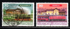 Liechtenstein # 1104-05 ~ Short Set 2/3 ~ Used, HMR ~ cv 1.15