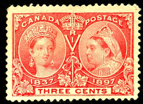 Canada #53 MINT NO GUM HR CREASES