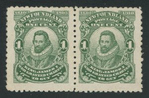 Newfoundland 87 xii & 87 ix - Combination NFW, JAMRS Error pair - Fine Mint