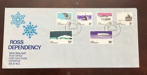 D)1972, ROSS DEPENDENCY, FIRST DAY COVER, TYPICAL STAMP ISSUE AVE, PLANE,