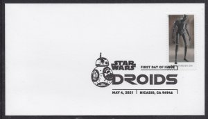 US 5575 Star Wars Droids K-2SO BWP FDC 2021