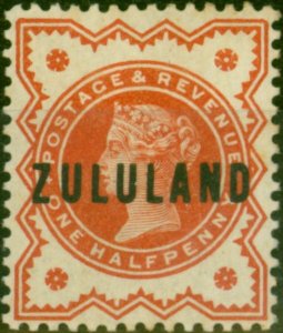 Zululand 1888 1/2d Vermilion SG1 Fine MM 
