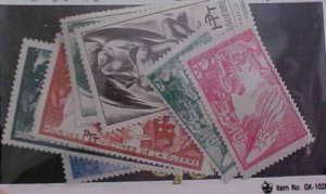 FRANCE  WAR I SEALS 11 DIFF. MINT LIGHT HINGED