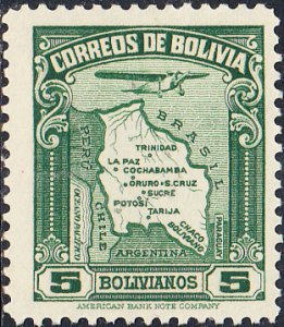 Bolivia  #C50 MH