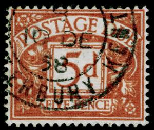 SGD52, 5d brown-ochre, FINE USED. Cat £20. WMK EDWARD E2R.