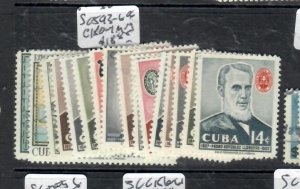 CUBA  SC 593-606, C180-181   MOG      P0610B H