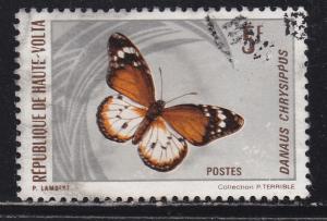 Burkina Faso 247 Danaus Chyrsippus 1971