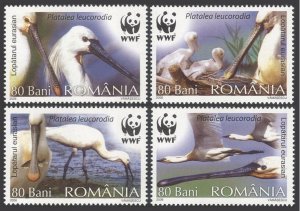 2006 Romania 6134-6137 WWF / Birds