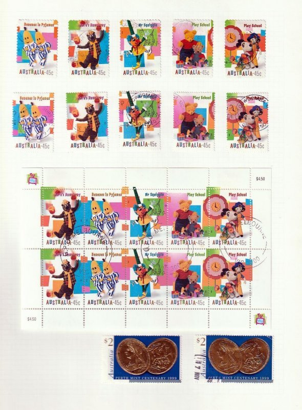 AUSTRALIA 1990s/2003 Sheets Exhibition M&U (Apx 150+Items) Goy 1752 