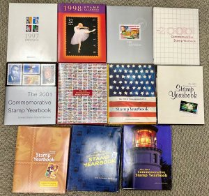 2007-2013 USPS  Stamp Commemorative Yearbooks  7 books MNH FV  $450.00