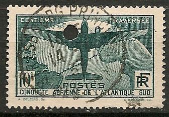 France C17 used punch cancel (?!) CV $130
