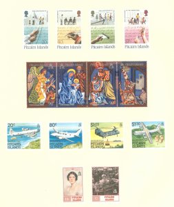 Pitcairn Islands #315-9/323-6/336-7 Unused Single (Complete Set) (Queen)