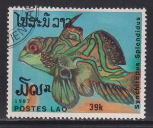 Laos 823 Synchiropus Splendidus 1987