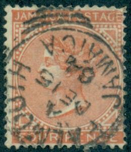 Jamaica #10a  Used  Scott $6.50   SON Cancel