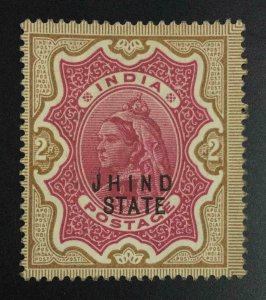 MOMEN: INDIA JHIND SG #33 1896 MINT OG H £550 LOT #63394