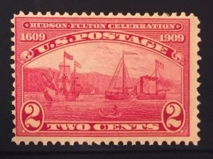 US #372 MNHOG F - Hudson Fulton Celebration